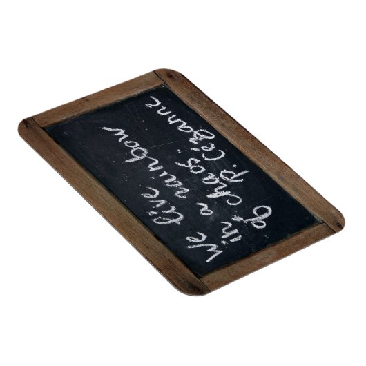 セザンヌの引用文アルドイスヴィンテージ石板磁石 マグネット (右側)