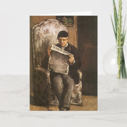 セザンヌの芸術家の父 カード (正面)