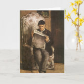 セザンヌの芸術家の父 カード (黄色い花)