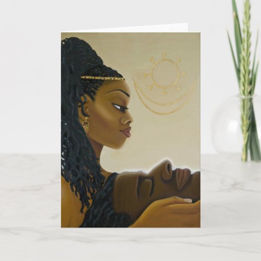 セザンヌの「マイ・キング」ブランク・グリーティングカード カード (正面)