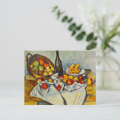 セザンヌりんごのバスケット ポストカード (スタンド正面)