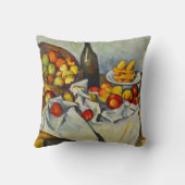 セザンヌりんごの枕のバスケット クッション (裏面)