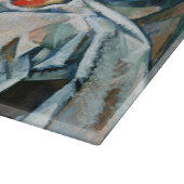 セザンヌスチルライフカーテン、花の付いたピッチャー、フルーツ カッティングボード (角)