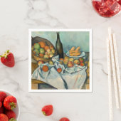 セザンヌバスケットりんご印象派アート スタンダードカクテルナプキン (インサイチュ)