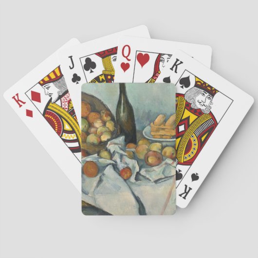 セザンヌバスケットりんご印象派アート トランプ (裏面)