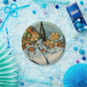 セザンヌバスケットりんご印象派アート ペーパープレート (パーティー)