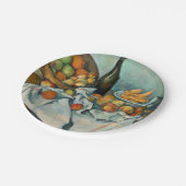 セザンヌバスケットりんご印象派アート ペーパープレート (アングル)