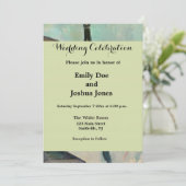 セザンヌバスケットりんご印象派アート 招待状 (スタンド正面)