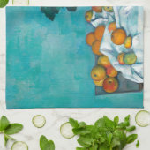 セザンヌポスト印象派スチルライフの花と キッチンタオル (折り畳み)