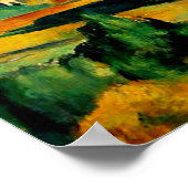 セザンヌモントサントビクトワールのポスター ポスター (角)