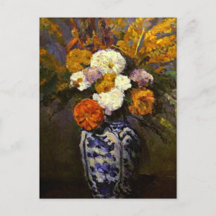 セザンヌ州 – ダリア絵画ス ポストカード