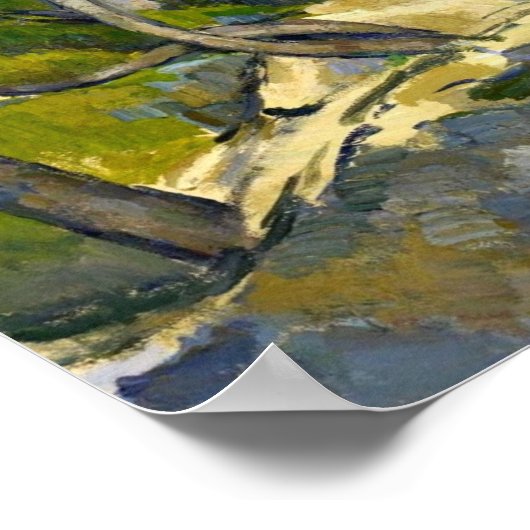 セザンヌ渓谷の底 ポスター (角)