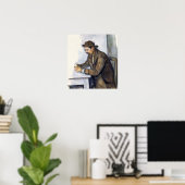 セザンヌ語 – カードプレーヤー ポスター (ホームオフィス)