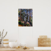 セザンヌ語 – 松とローチャーズFontainebleau ポスター (キッチン)