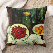 セザンヌ-さくらんぼ素晴らし、アート、 クッション (ブランケット)