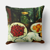 セザンヌ-さくらんぼ素晴らし、アート、 クッション (裏面)