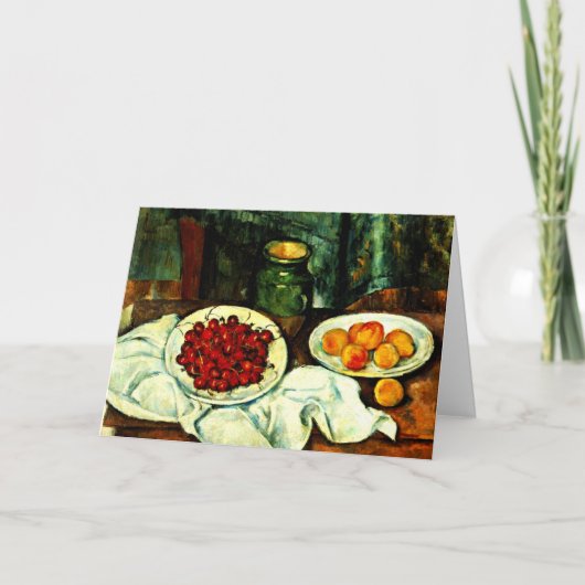 セザンヌ-さくらんぼ カード (正面)