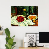 セザンヌ-さくらんぼ ポスター (ホームオフィス)