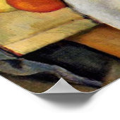 セザンヌ – カーテン、ジャグ、フルーツ ポスター (角)