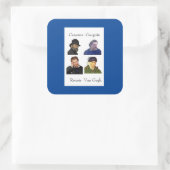 セザンヌ、ゴーギャン、ルノアール、ヴァン・ゴッホ スクエアシール (バッグ)