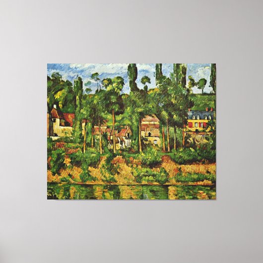 セザンヌ – ザシャトーデメダン キャンバスプリント (正面)