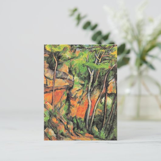 セザンヌ – シャトーノワールの公園 ポストカード (スタンド正面)