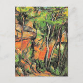 セザンヌ – シャトーノワールの公園 ポストカード (正面)