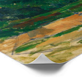 セザンヌ – ジェスドゥブファンの風景 ポスター (角)