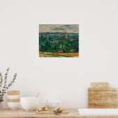 セザンヌ – ジェスドゥブファンの風景 ポスター (キッチン)