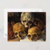 セザンヌ-スカルのピラミッド ポストカード (正面/裏面)