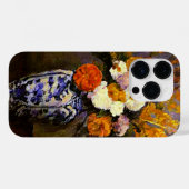 セザンヌ – デルフトの花瓶の中のダリア Case-Mate iPhoneケース (裏面 (横))