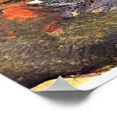 セザンヌ-ボトルとリンゴの静物詩 ポスター (角)