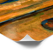 セザンヌ – ミルクジューグとフルーツを添えた静物詩 ポスター (コーナー)