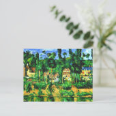 セザンヌ – メダンのシャトー ポストカード (スタンド正面)