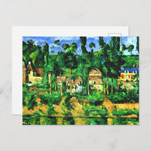 セザンヌ – メダンのシャトー ポストカード (正面/裏面)