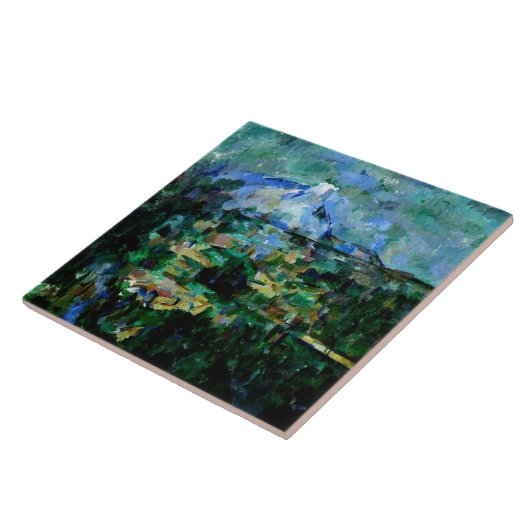 セザンヌ – モンサントビクトワール絵を描の有名な タイル (側面)