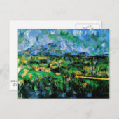 セザンヌ – モンサントビクトワール ポストカード (正面/裏面)