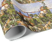 セザンヌ：ランドスケープ勉強後の自然 ラッピングペーパー (ロールコーナー)