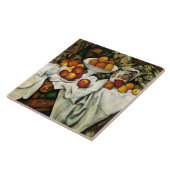 セザンヌ – リンゴとオレンジ タイル (側面)