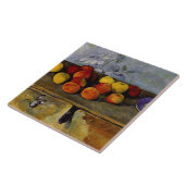 セザンヌ – リンゴとビスケット タイル (側面)