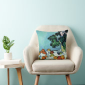 セザンヌ – リンゴとプリムローゼを使った静物詩 クッション (椅子)