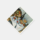 セザンヌ – リンゴのバスケット スタンダードカクテルナプキン (角)