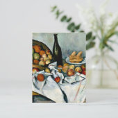 セザンヌ – リンゴのバスケット ポストカード (スタンド正面)