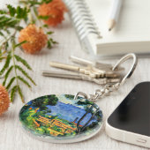 セザンヌ – レスタケの景色 キーホルダー (正面右)