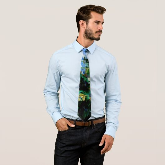 セザンヌ – レ・ローヴェから見たモンサントビクトワール ネクタイ (インサイチュ)