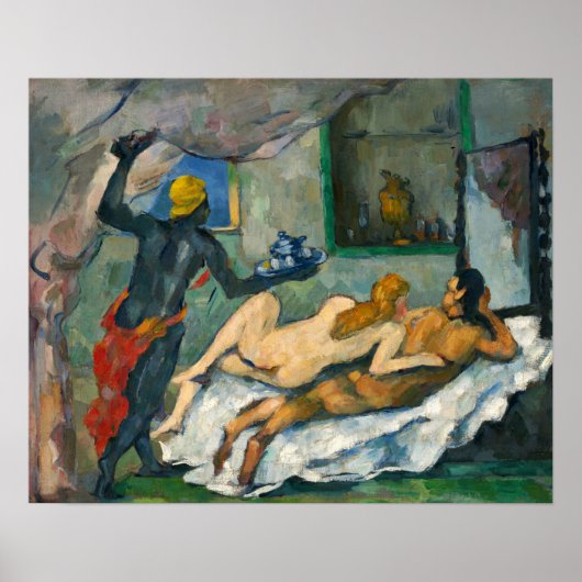 セザンヌ – 午後のナポリ ポスター (正面)