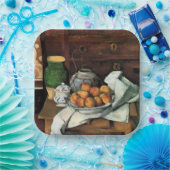 セザンヌ – 容器、果実、布 ペーパープレート (パーティー)