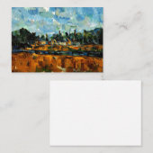 セザンヌ – 川岸、ランドスケー絵画ズ ノートカード (正面/裏面)