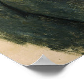 セザンヌ – 帽子をかぶったセルフポートレート ポスター (角)