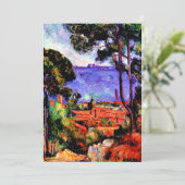 セザンヌ – 木々の間を見る カード (スタンド正面)